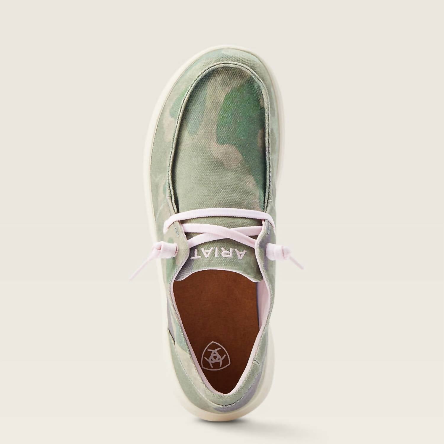 ARIAT Women's Hilo Shoe in fancy camo - women's flats - alternate view