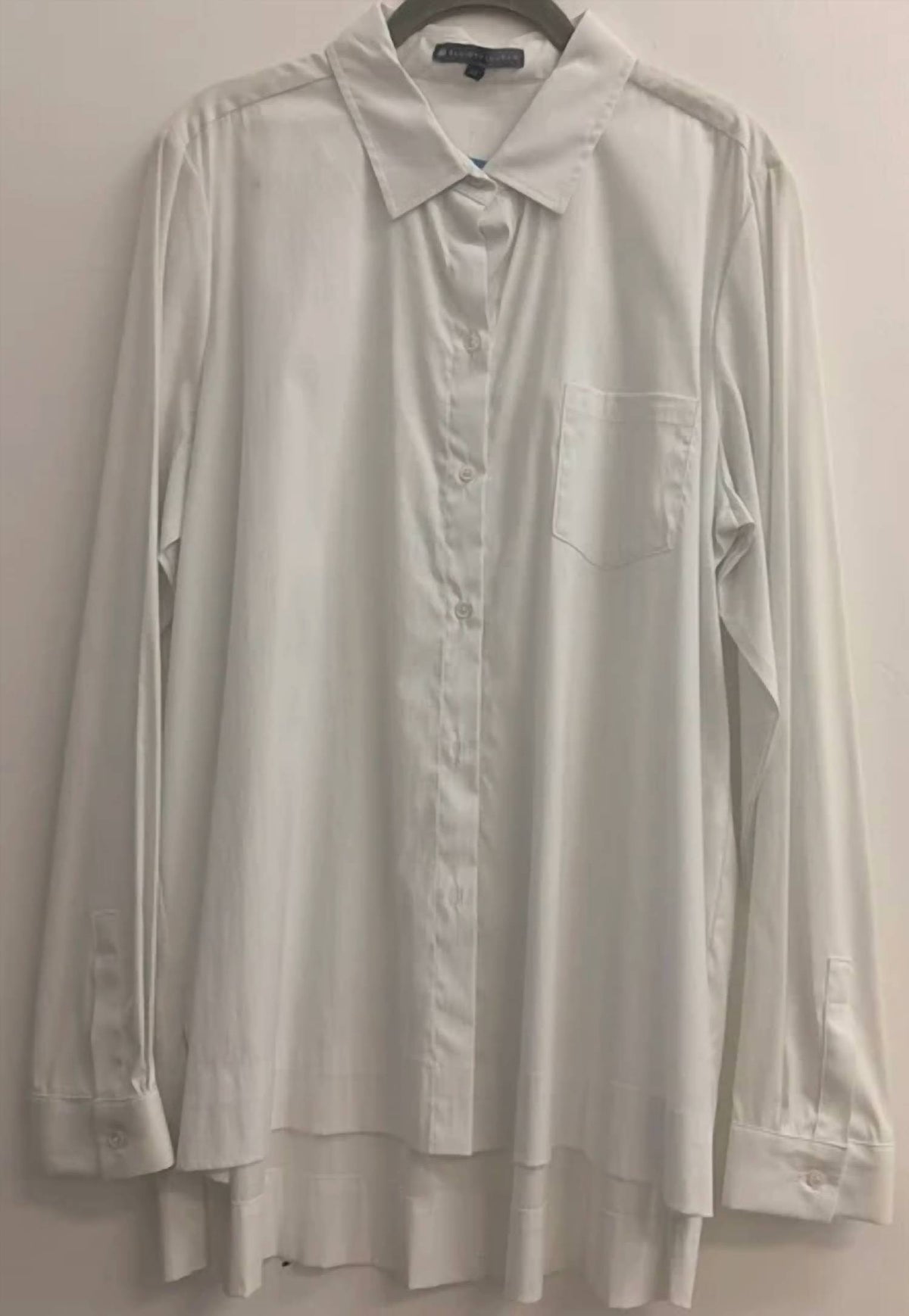 Elliott Lauren - Seamed Detail Button Front Shirt Casual Top
