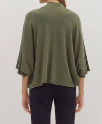 Entro - Draped Knit Top