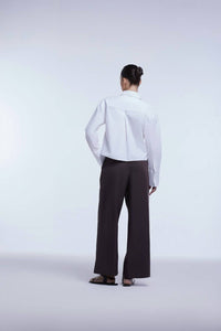 Dāl The Label - Cropped Button Down Shirt