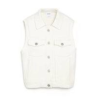 Barrie - Oversized Sleeveless Denim Jacket