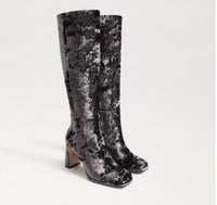 Sam Edelman Women's Issabel Boots in coffee velvet - women's shoe
