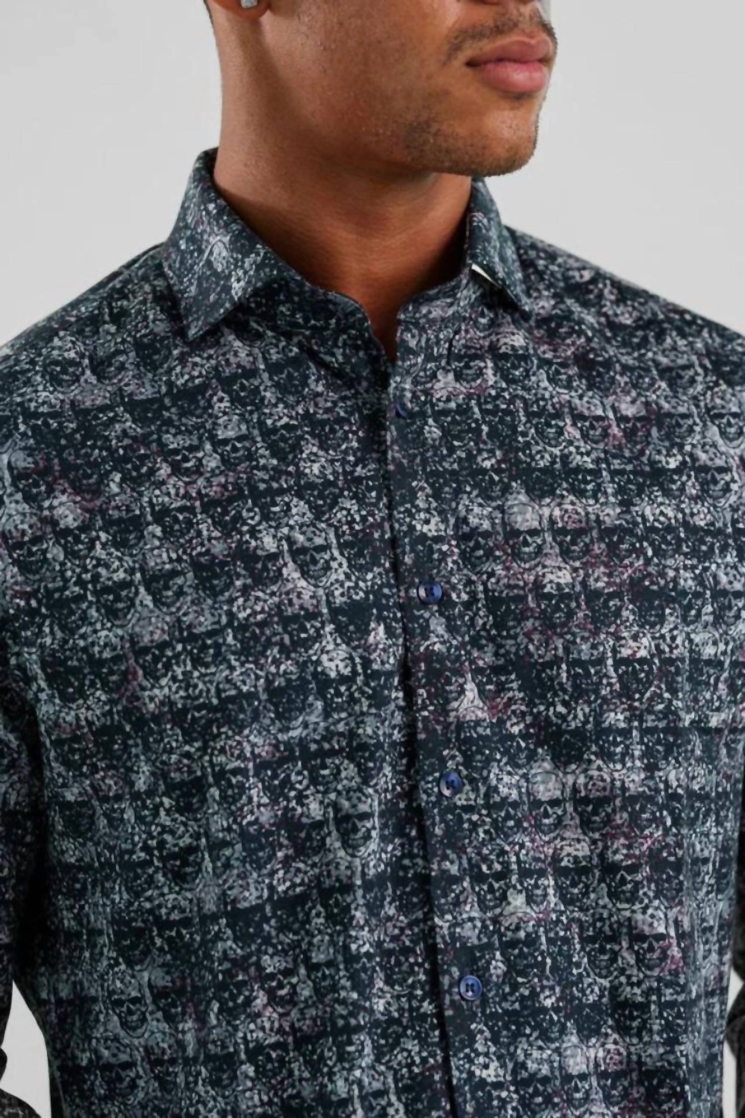 Stone Rose - Nova - Skulls Long Sleeve Shirt