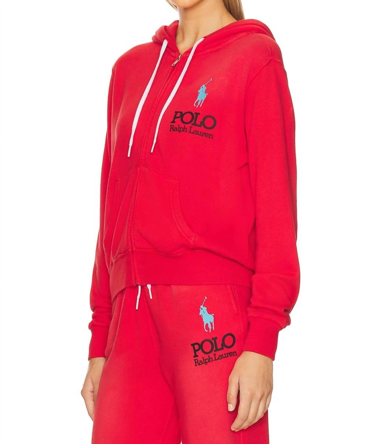 Ralph Lauren - FLEECE KNIT HOODY ZIP SWEATSHIRT