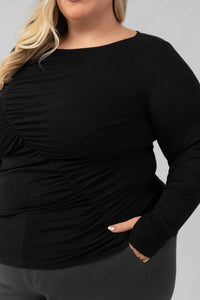 Capsule 121 - Bell Long Sleeve Crew Neck Tee - Plus