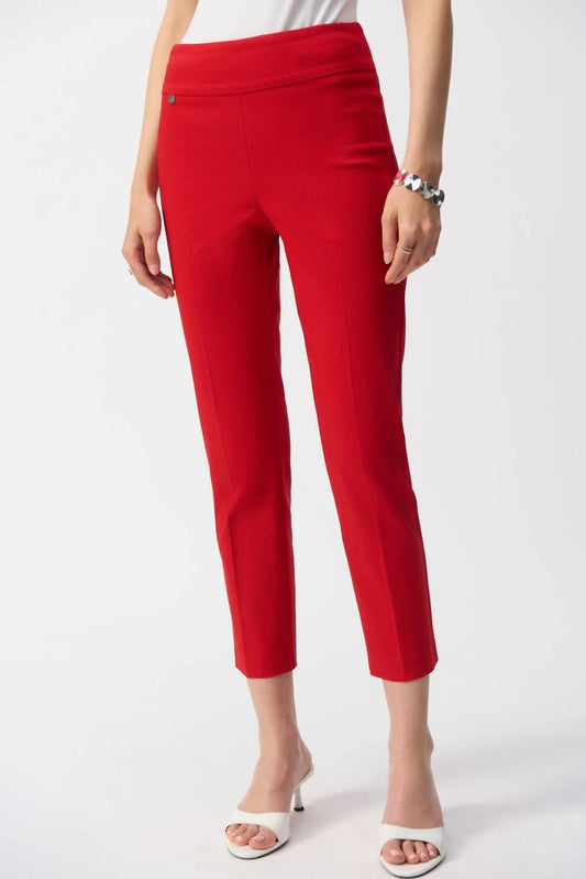Joseph Ribkoff - Textured Jacquard Cropped Pants