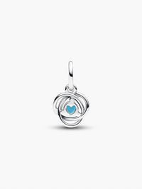 Pandora Eternity Circle Dangle Charm in silver - women's jewelry - view 4