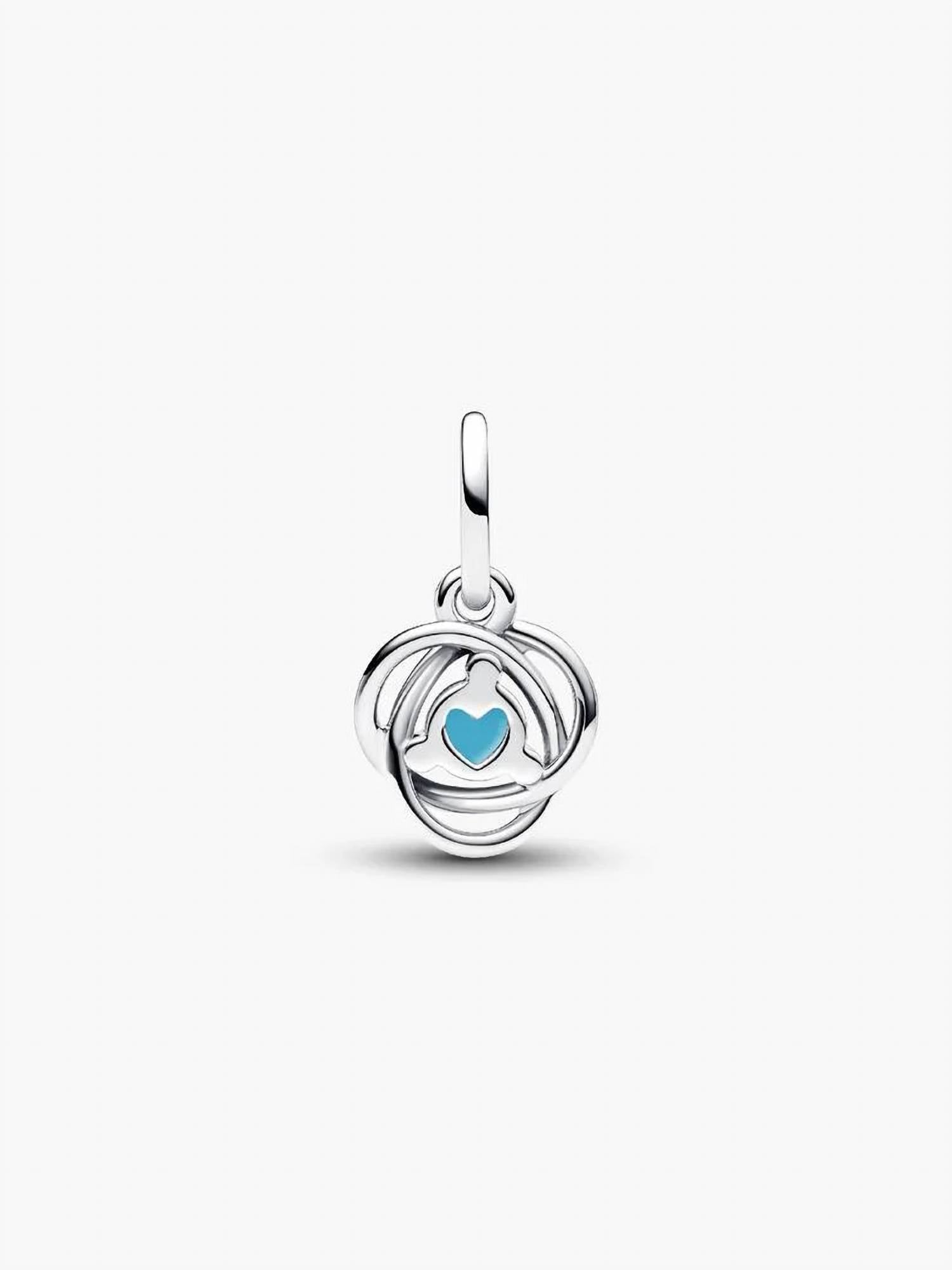 Pandora Eternity Circle Dangle Charm in silver - women's jewelry - view 4