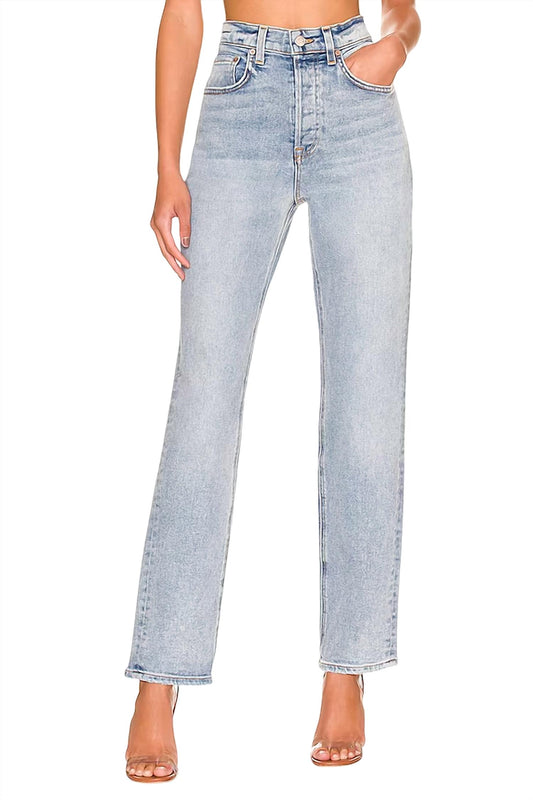 Grlfrnd - Cassidy Mid Rise Straight Leg Jeans