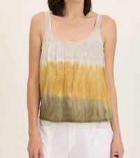 Xcvi - Shawnie Linen Billowy Pintuck Tank Top