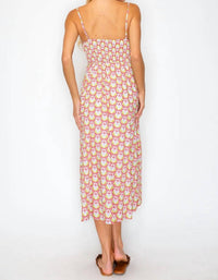 Meet Me In Santorini - Bow Tie Midi Dress