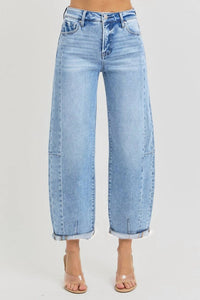 Risen - Kelsey High Rise Barrel Jean