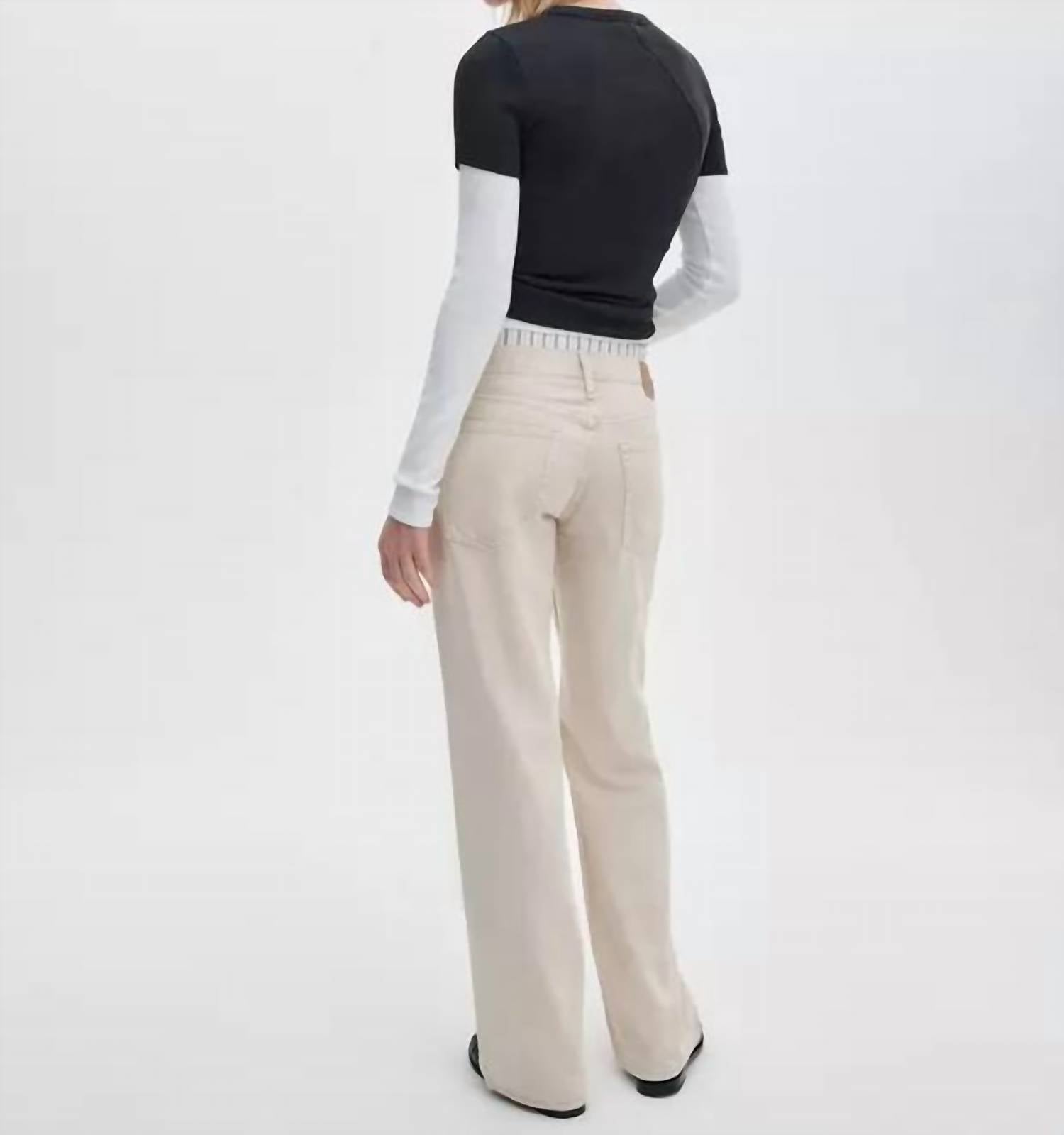 Rag & Bone - Featherweight Saige Full Boxer Straight Jean