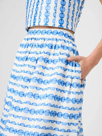 French Connection - Women's Structured Taffeta Midi Skirt