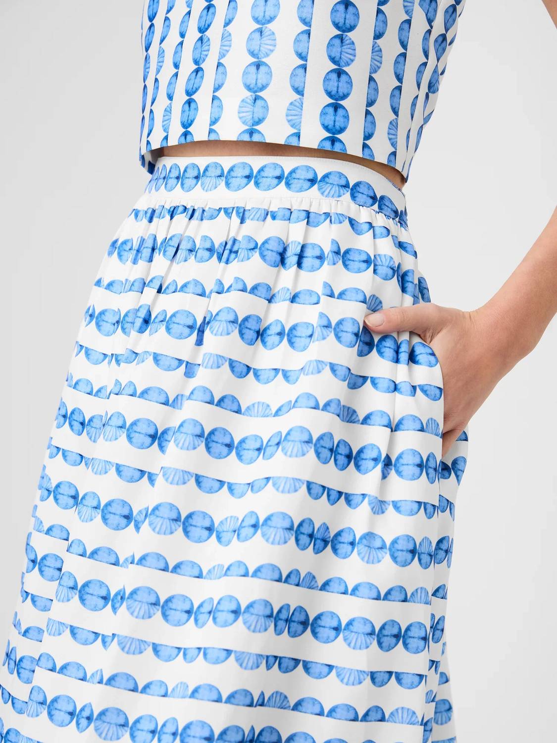 French Connection - Women's Structured Taffeta Midi Skirt