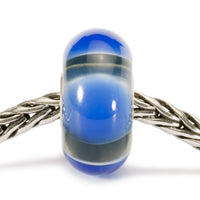 Trollbeads Women's Symmetry Glass Bead Charm in blue - women's accessory - detail view