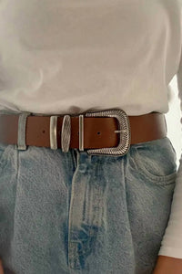 Christina Christi - Women's 4 Piece Buckle Belt