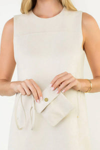 Thml - Suede Mini Pouch Sleeveless Dress