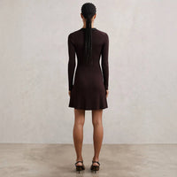 Reiss - Alma Craft-stitch Rib-knit Mini Dress