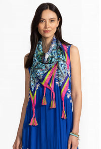 Johnny Was Women's Elaine Scarf in multi - women's scarf - alternate view