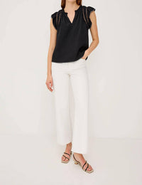 Rails - Allea Flutter Sleeves Top