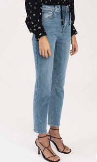 Eden 5 Pocket Slim Straight Leg Jean