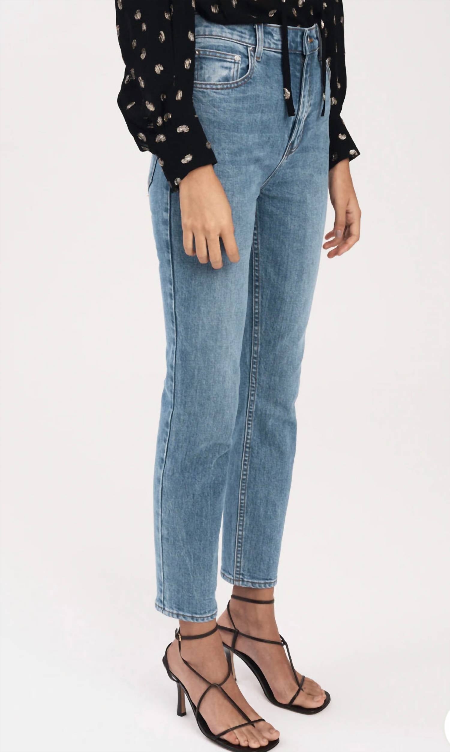 Eden 5 Pocket Slim Straight Leg Jean