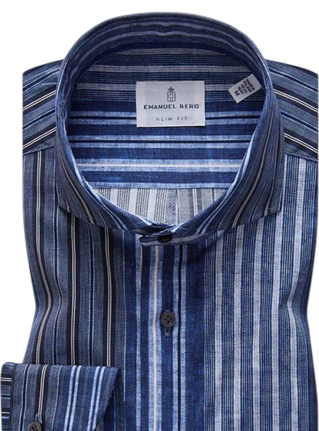 Emanuel Berg - Men's Poplin Stretch Shirt