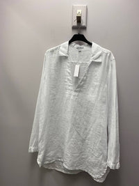 James Perse - Women's Long Sleeve V-neck Tunic Top