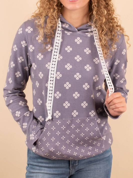 Michelle Mae - Hailey Floral Pullover Hoodie