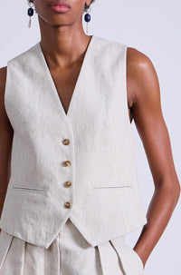 Apiece Apart - Cecila Linen Vest