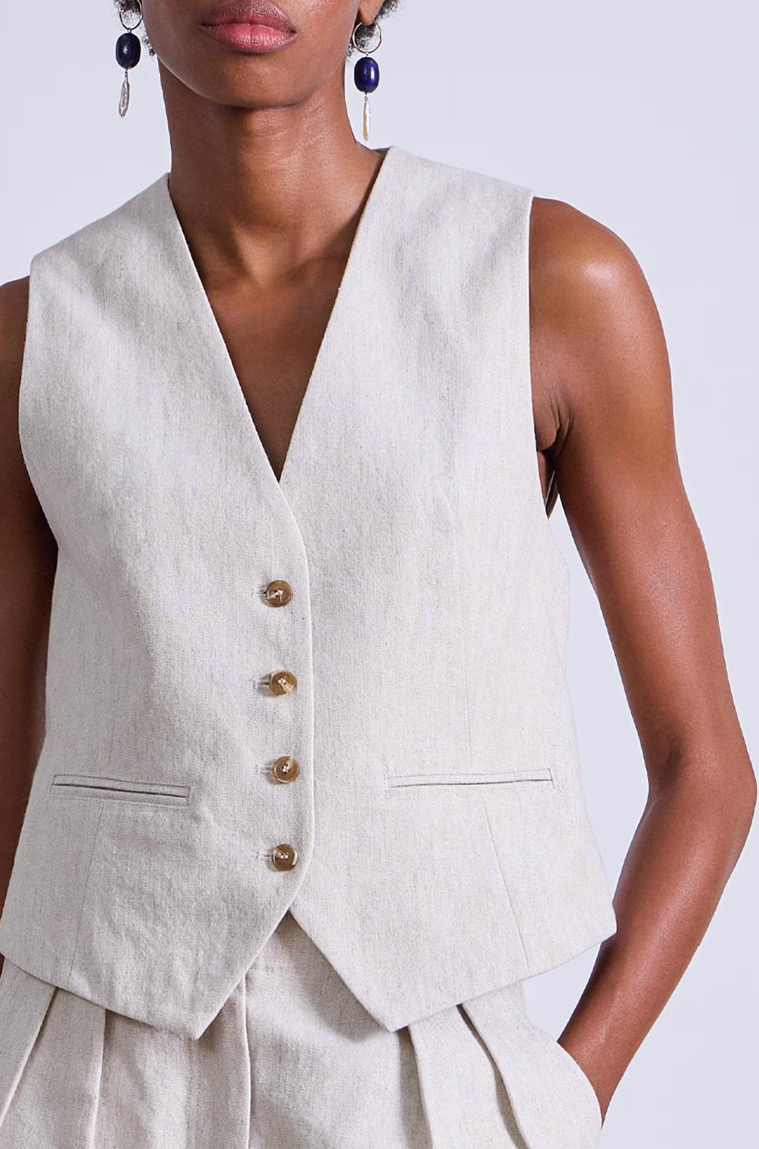 Apiece Apart - Cecila Linen Vest
