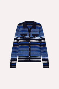 Minnie Rose - Novelty Stripe Camp Shirt