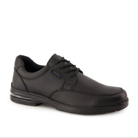 Ferrato Men's Professional Flat Leather Shoes in black - men's sneaker