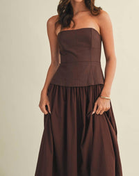 Mustard Seed - Alice Strapless Midi Dress