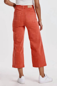 Dear John Denim - Audrey Super High Rise Cropped Wide Leg Jeans