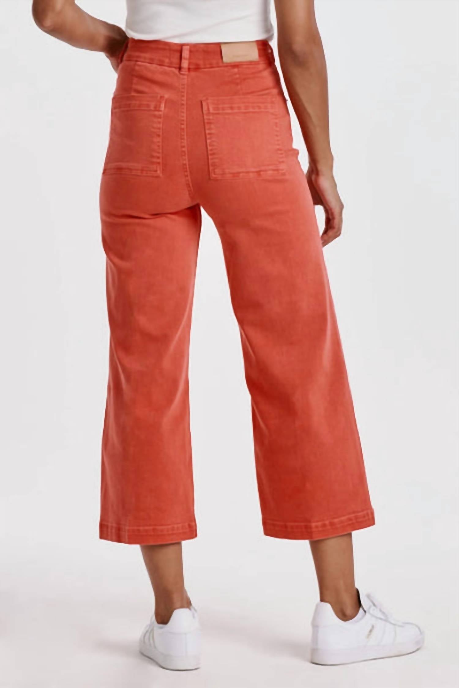 Dear John Denim - Audrey Super High Rise Cropped Wide Leg Jeans
