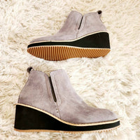 Corkys Footwear Women's Tomb Wedge in grey - women's shoe - alternate view