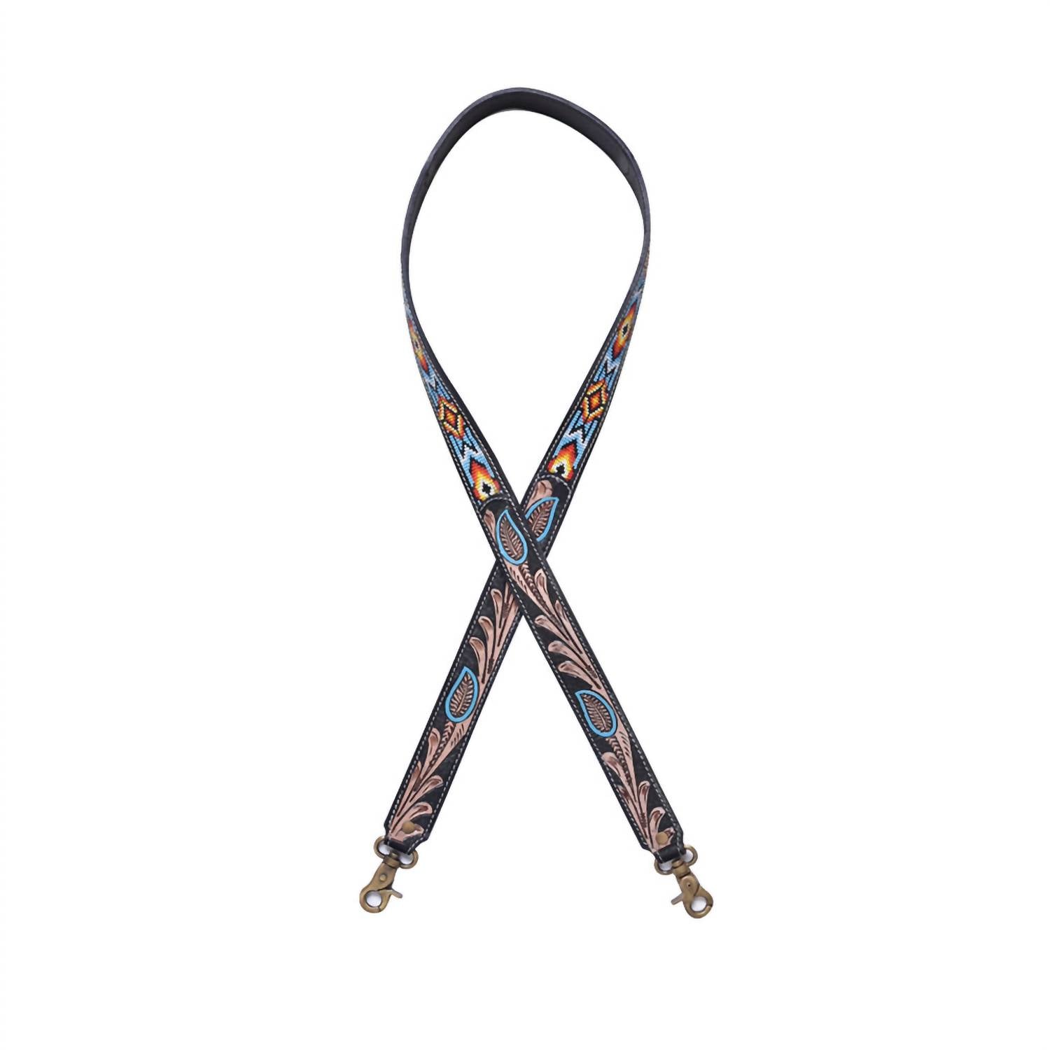 Myra - Blazing sun hand tooled strap