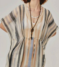 Echo - Abana Stripe Caftan Dress