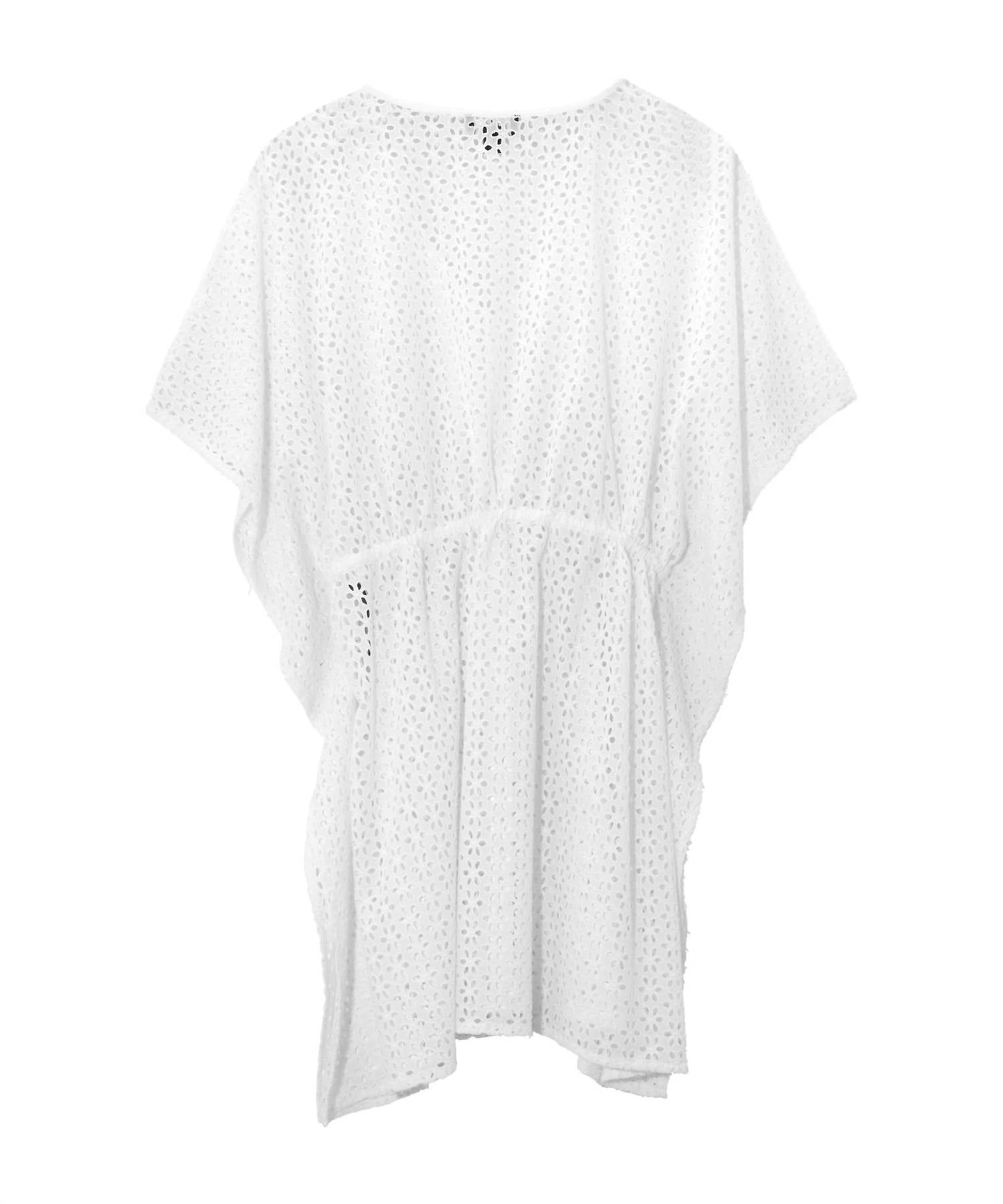 Echo - Eyelet Butterfly Caftan Cover Up - clothing - cotton - coverups