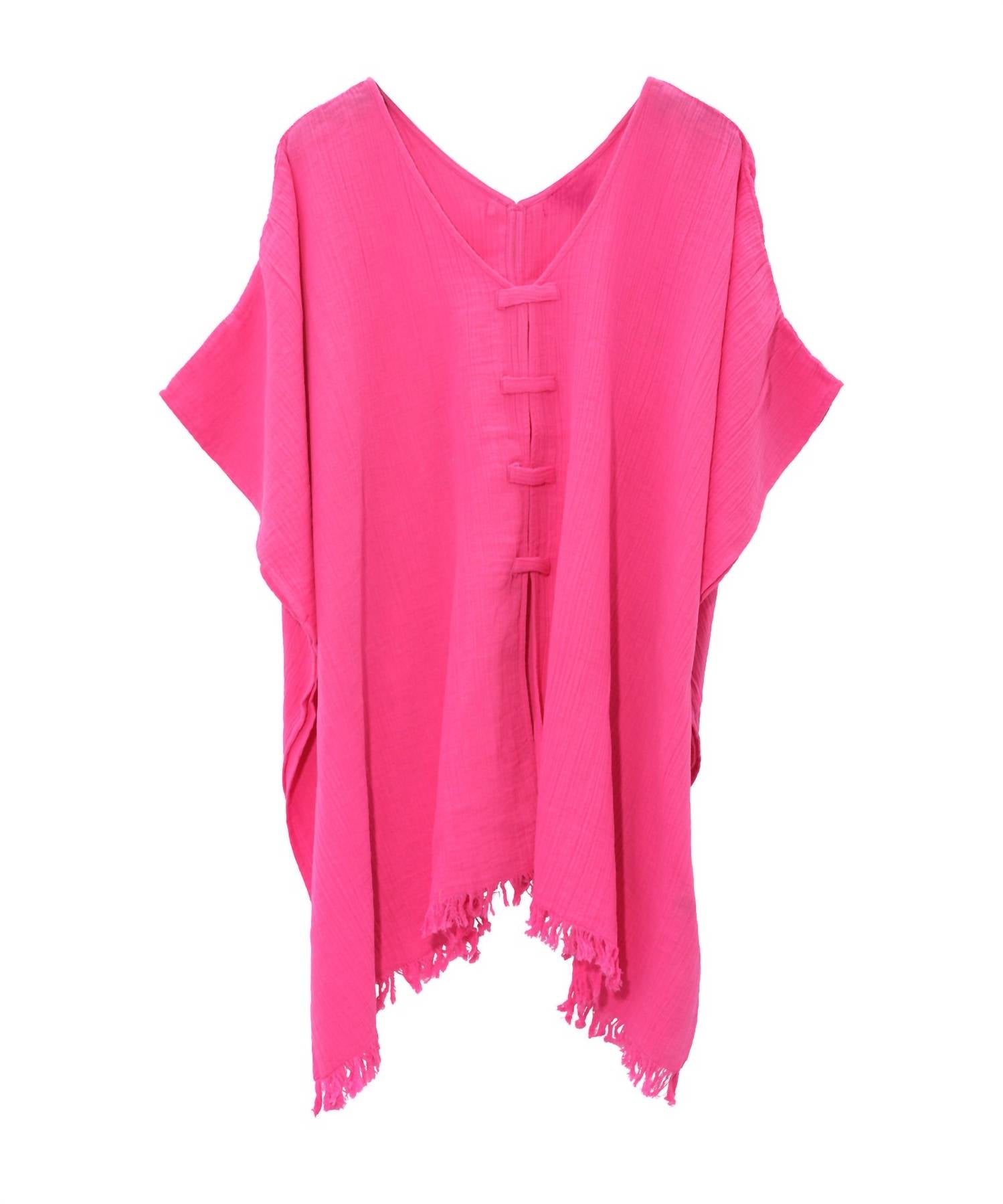 Echo - Light Weight Gauze Caftan Dress - clothing - cotton - dresses