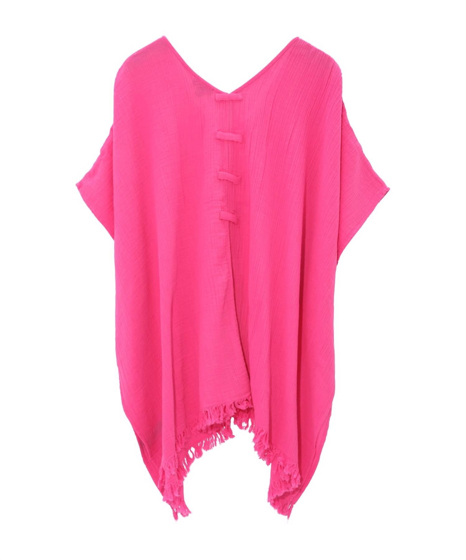 Echo - Light Weight Gauze Caftan Dress - clothing - cotton - dresses