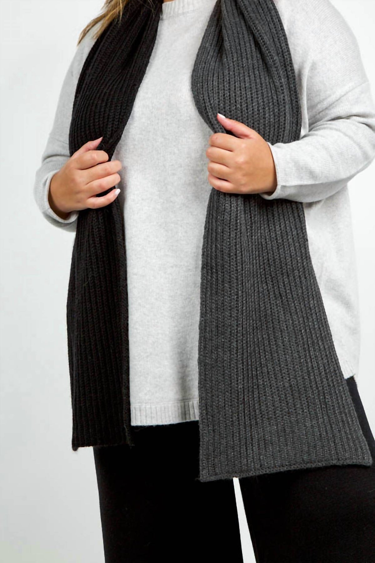 Echo - Ribbed Textured Scarf