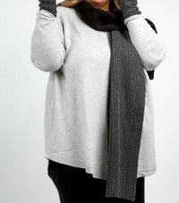 Echo - Ribbed Textured Scarf
