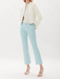 Ecru - La Cienega Straight Leg Cropped Jean