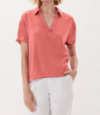 Ecru - New Hutton Garmet Dyed Pullover Top
