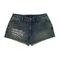 Ed Hardy - Women's Heart Dagger Denim Short