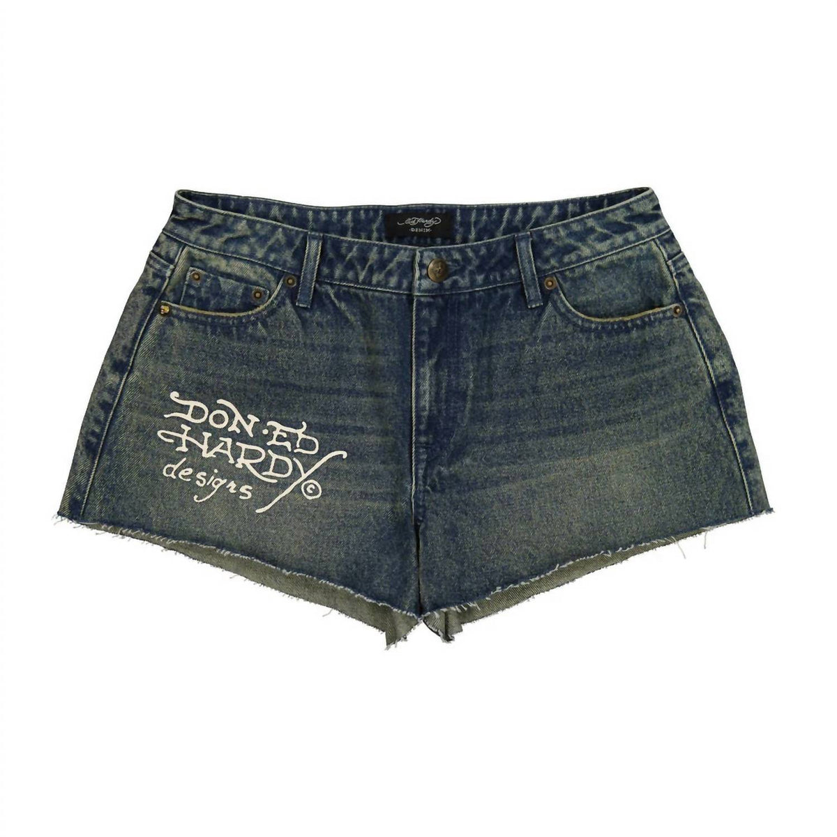 Ed Hardy - Women's Heart Dagger Denim Short