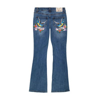 Ed Hardy - Women's Swallow Low Waist Bootcut Jeans